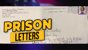 Victorville Prison Letter